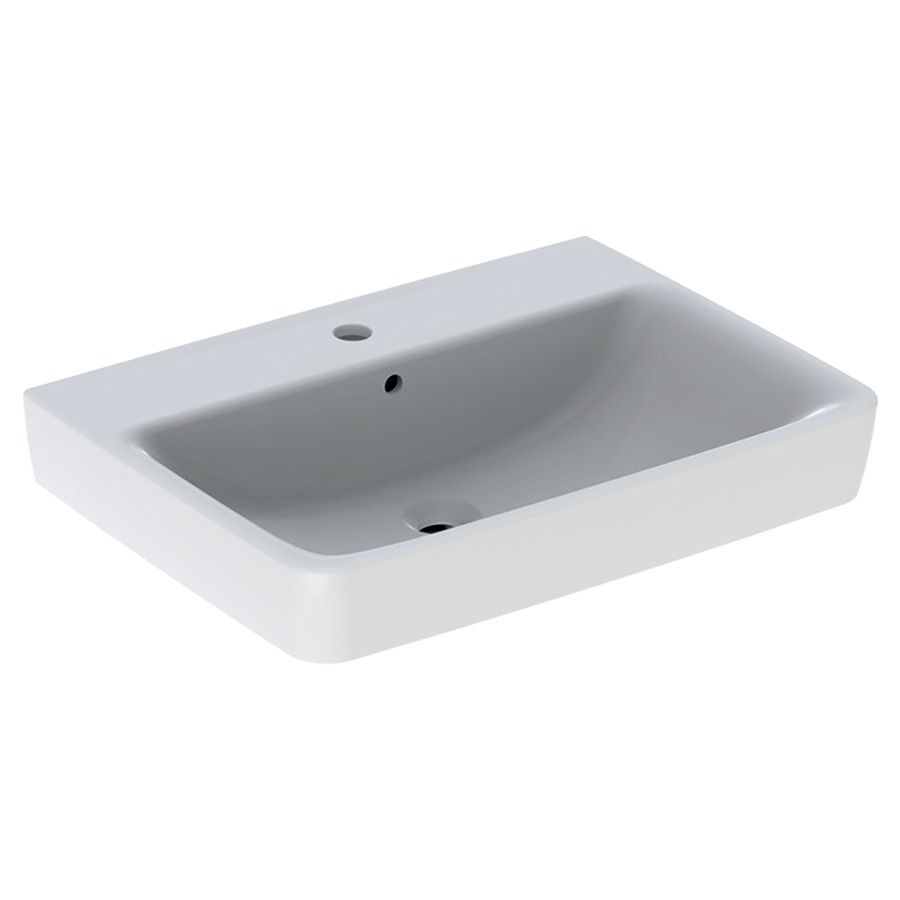 Lavabo à poser RENOVA PLAN
65 x 48 x 18 cm, céramique
avec trop-plein