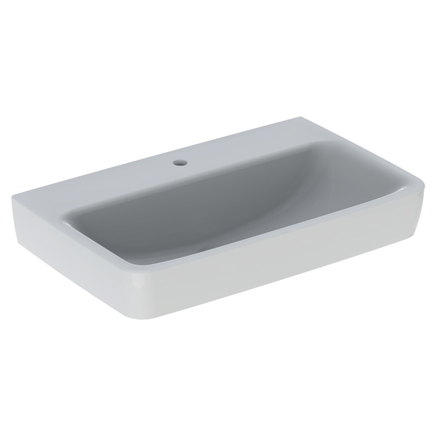 Lavabo RENOVA COMPACT
65 x 40 x 17,5 cm, céramique
pour meuble suspendu, sans
trop-plein