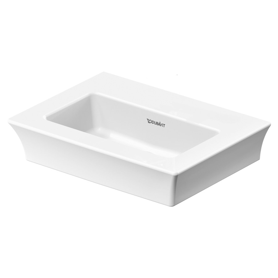 Lave-mains WHITE TULIP
45 x 33 cm, céramique
tablette de robinetterie
sans trop-plein, vidage avec
enjoliveur en céramique
incluse, partie inférieure
émaillée