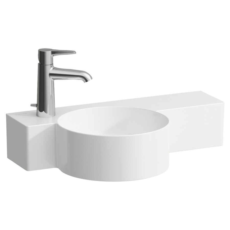 Lave-mains VAL
55 x 31,5 cm
SaphirCéramique, tablette à
droite, sans trop-plein