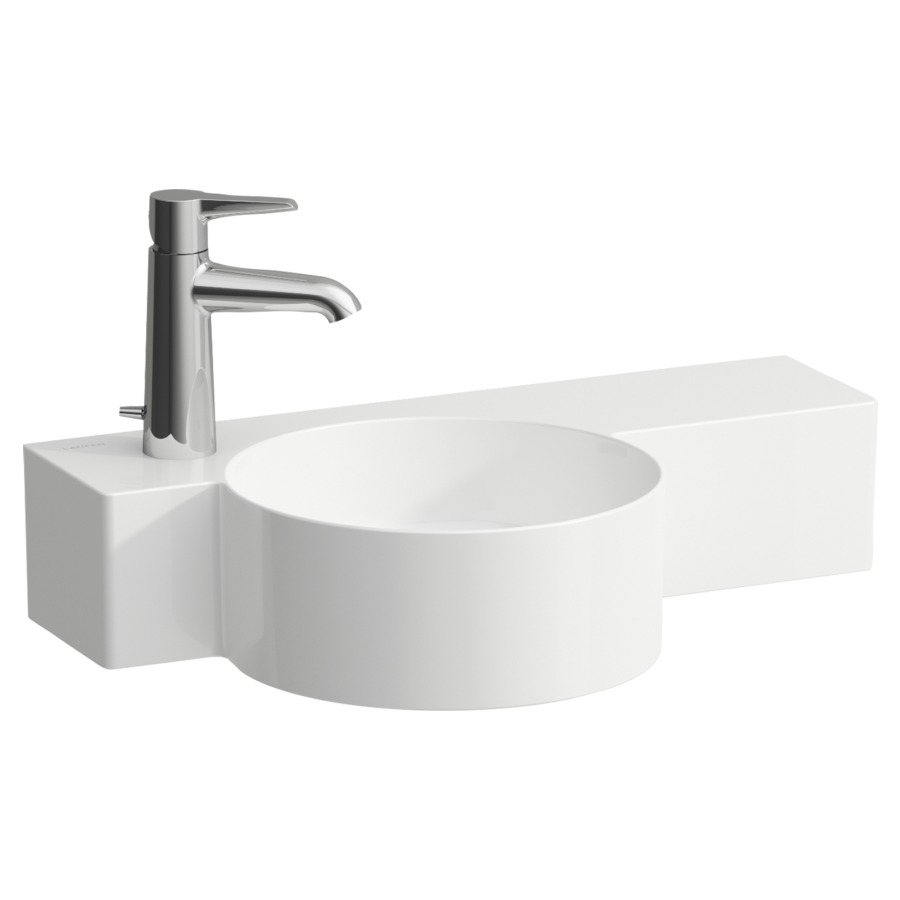 Lave-mains VAL
55 x 31,5 cm
SaphirCéramique, tablette à
droite, sans trop-plein
