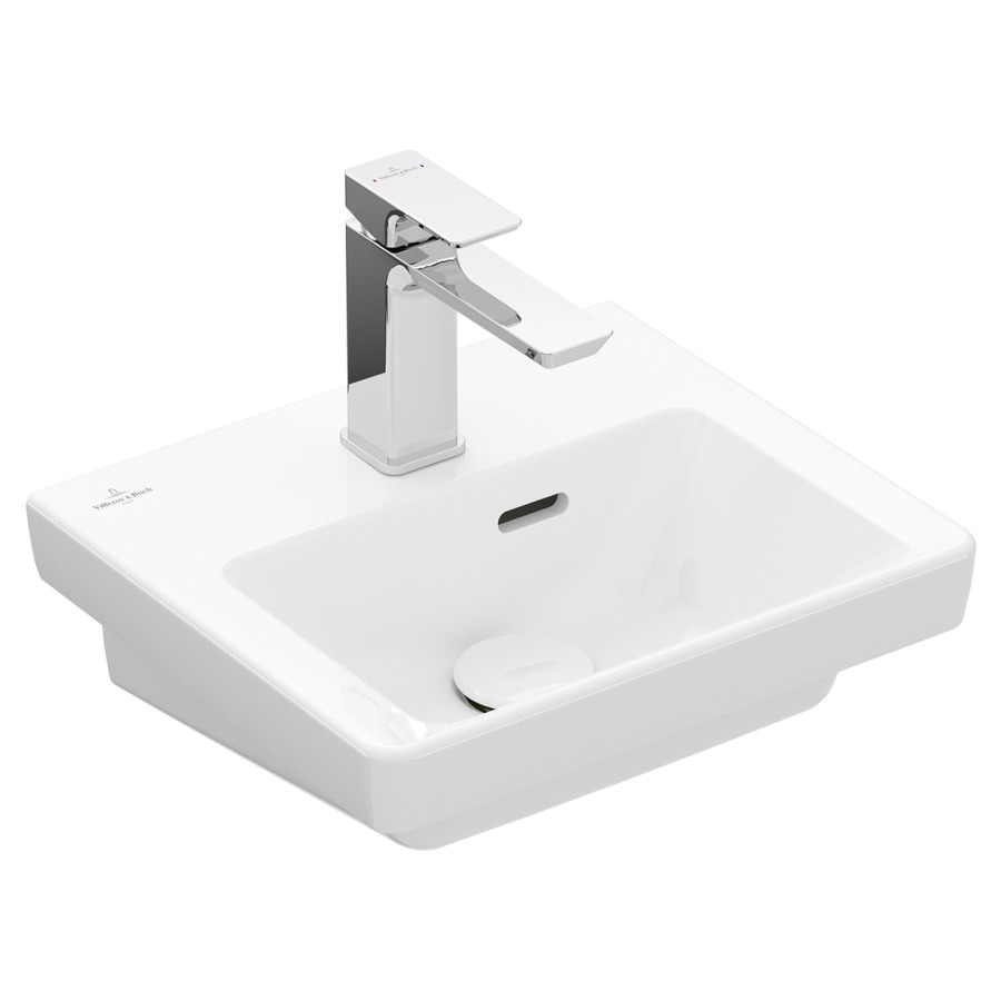 Lave-mains SUBWAY 3.0
37 x 30,5 cm, céramique
anguleux, avec trop-plein