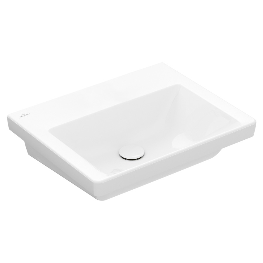 Lavabo SUBWAY 3.0
55 x 44 cm, céramique
anguleux, sans trop-plein