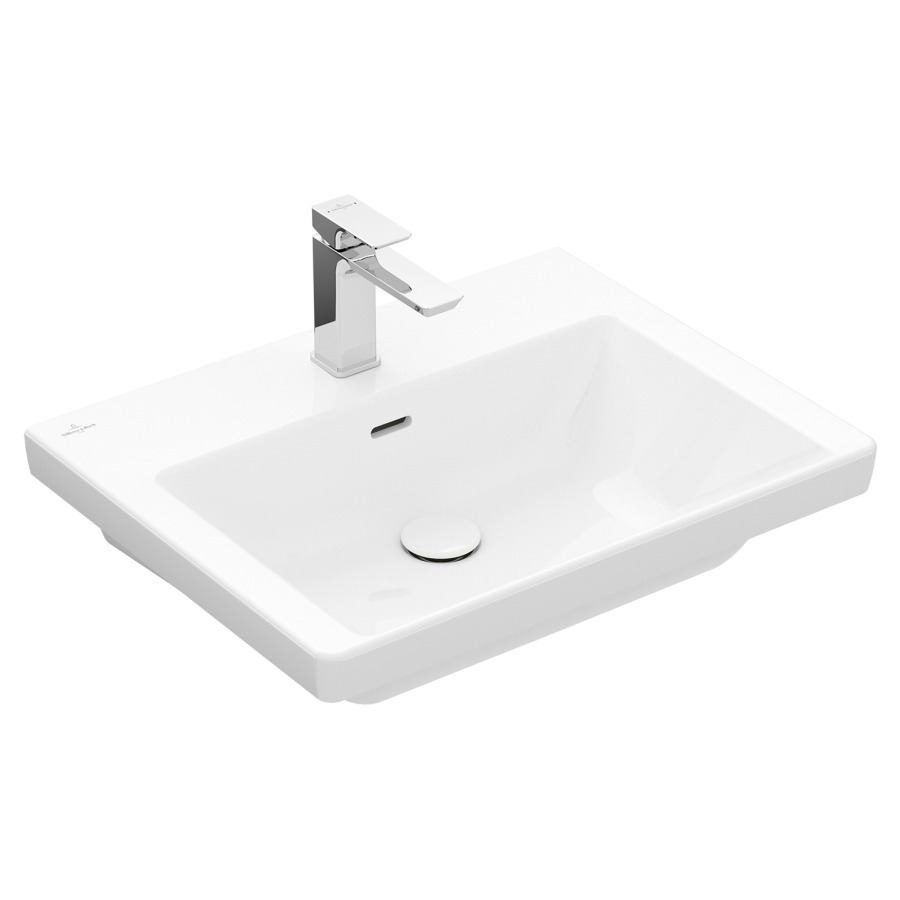 Lavabo SUBWAY 3.0
60 x 47 cm, céramique
anguleux, avec trop-plein