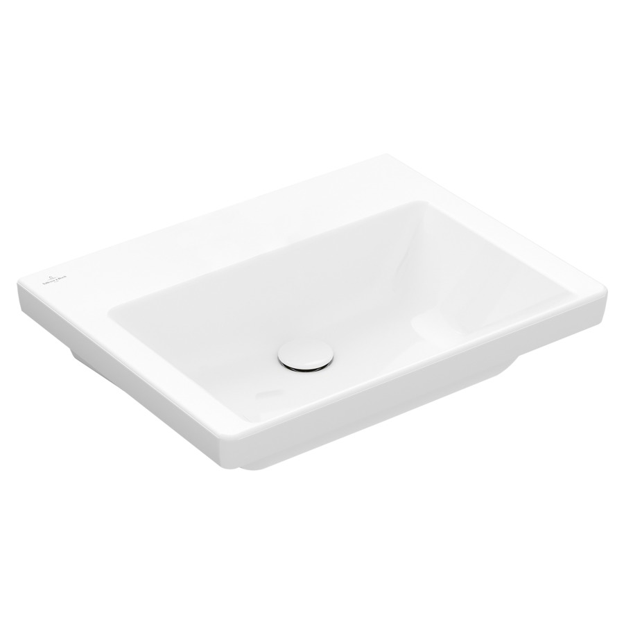 Lavabo SUBWAY 3.0
60 x 47 cm, céramique
anguleux, sans trop-plein