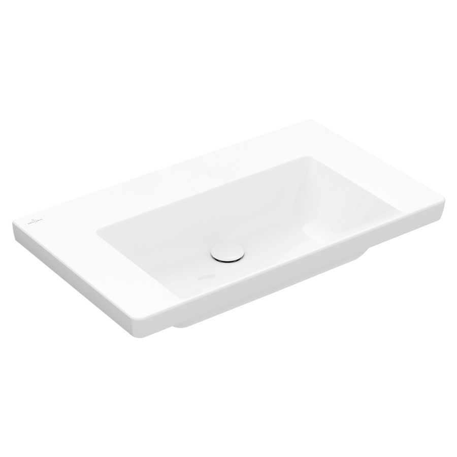 Lavabo SUBWAY 3.0
80 x 47 cm, céramique
anguleux, sans trop-plein