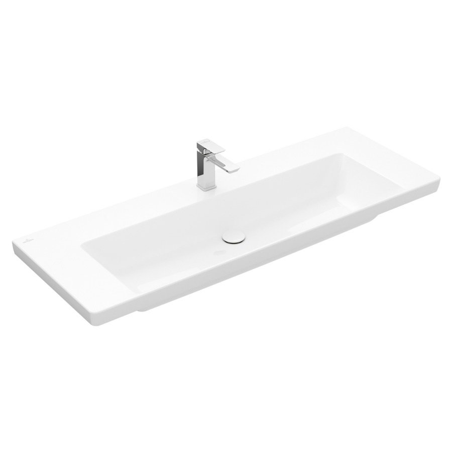 Lavabo SUBWAY 3.0
130 x 47 cm, céramique
anguleux, sans trop-plein