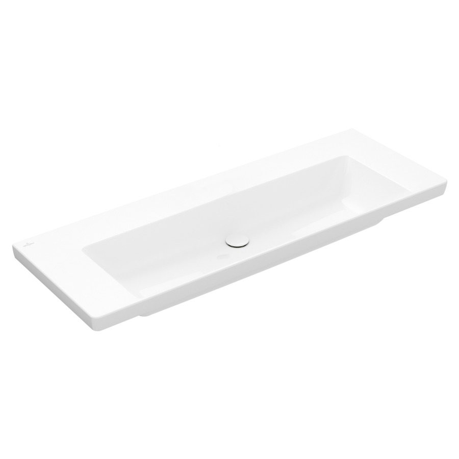 Lavabo SUBWAY 3.0
130 x 47 cm, céramique
anguleux, sans trop-plein