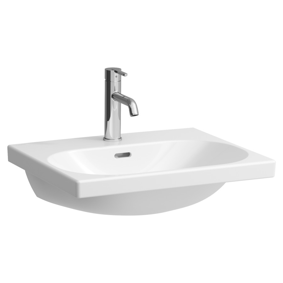 Lavabo LUA
50 x 46 cm, céramique
pour meuble suspendu
avec trop-plein