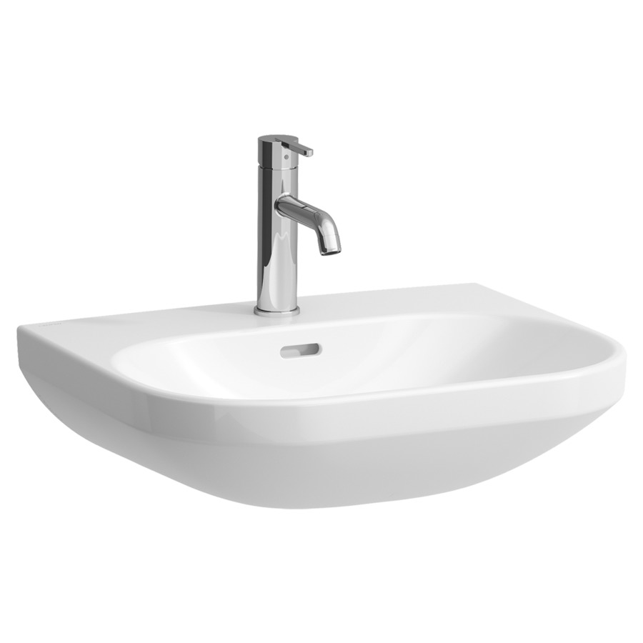 Lavabo LUA
55 x 46 cm, céramique
avec trop-plein