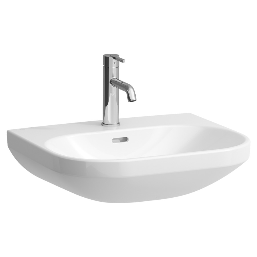 Lavabo LUA
55 x 46 cm, céramique
avec trop-plein