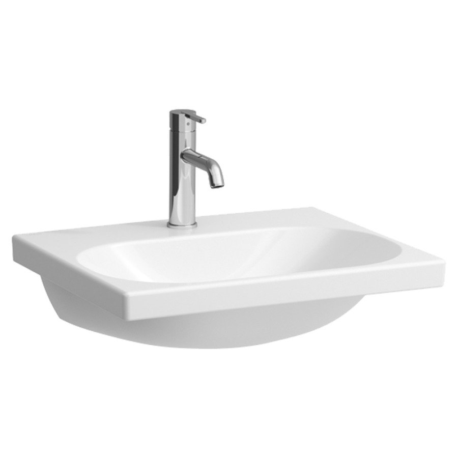 Lavabo à poser LUA
55 x 46 cm, céramique
sans trop-plein