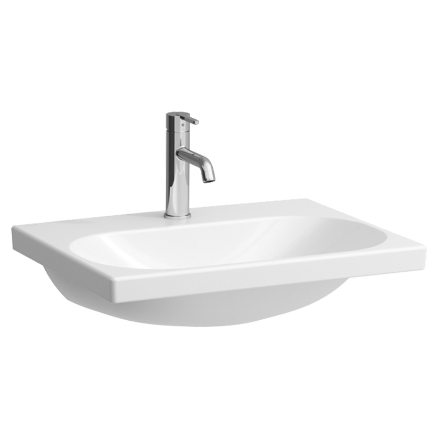Lavabo LUA
60 x 46 cm, céramique
pour meuble suspendu
sans trop-plein