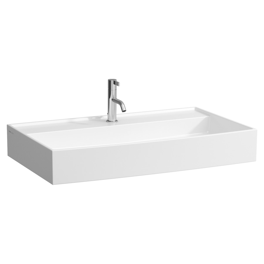 Lavabo KARTELL LAUFEN
80 x 46 cm, SaphirCéramique
pour meuble suspendu
sans trop-plein