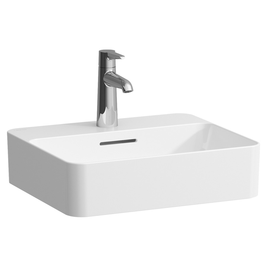 Lavabo à poser VAL
45 x 38 cm, SaphirCéramique
avec trop-plein