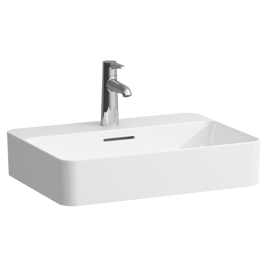 Lavabo à poser VAL
55 x 40 cm, SaphirCéramique
avec trop-plein