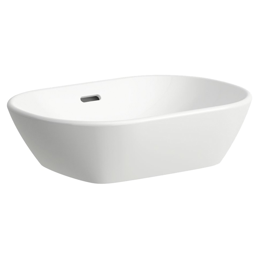 Auflege-Waschtisch LUA
50 x 35,5 cm, Keramik
mit Ueberlauf