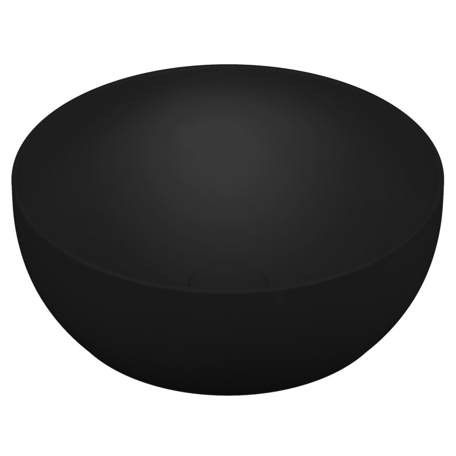 Aufsatzwaschtisch OUTLINE
D 39,5 cm, ohne Ueberlauf
Keramik, rund, Schaftventil
mit keramischer
Ventilabdeckung