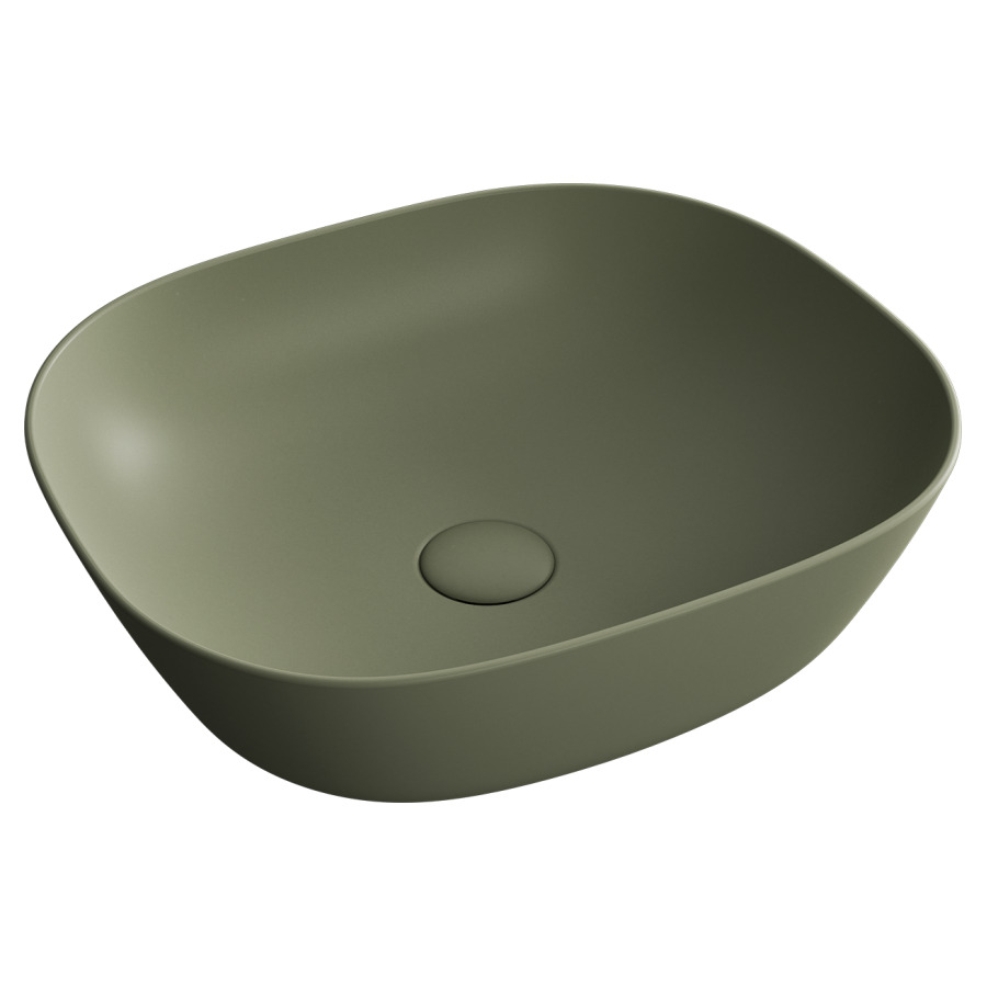 Aufsatzwaschtisch PLURAL
45,0 x 13,5 x 38,0 cm
ohne Ueberlauf, Keramik
rechteckig, Schaftventil mit
keramischer Ventilabdeckung