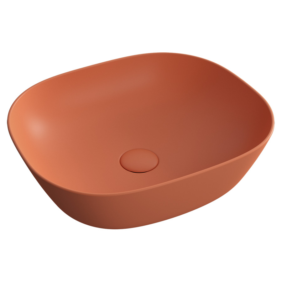 Aufsatzwaschtisch PLURAL
45,0 x 13,5 x 38,0 cm
ohne Ueberlauf, Keramik
rechteckig, Schaftventil mit
keramischer Ventilabdeckung