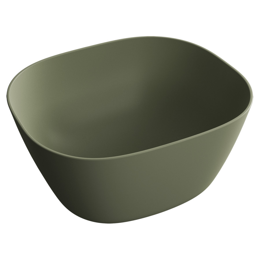 Aufsatzwaschtisch PLURAL
45,0 x 21,5 x 38,0 cm
ohne Ueberlauf, Keramik
rechteckig, Schaftventil mit
keramischer Ventilabdeckung