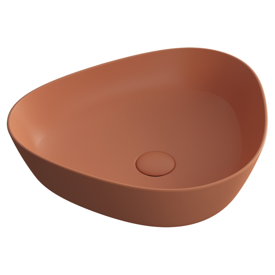 Aufsatzwaschtisch PLURAL
47,0 x 13,0 x 40,0 cm
ohne Ueberlauf, Keramik
asymmetrisch, Schaftventil mit
keramischer Ventilabdeckung