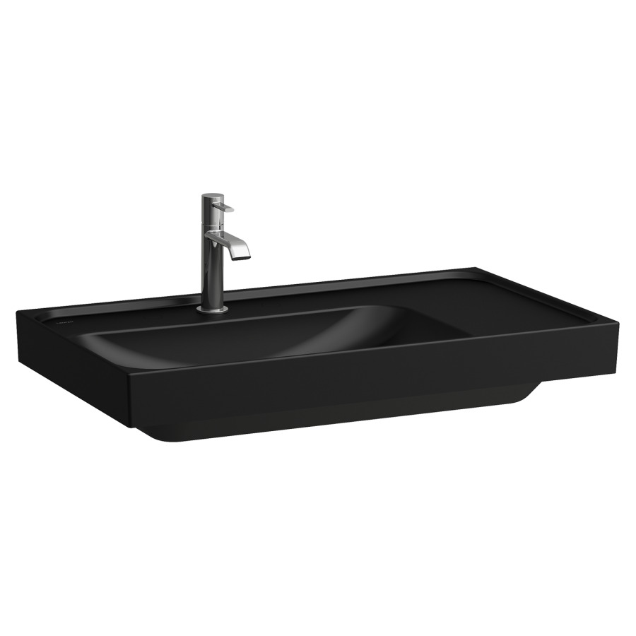 Lavabo MEDA
80 x 46 cm, céramique
tablette à droite
sans trop-plein