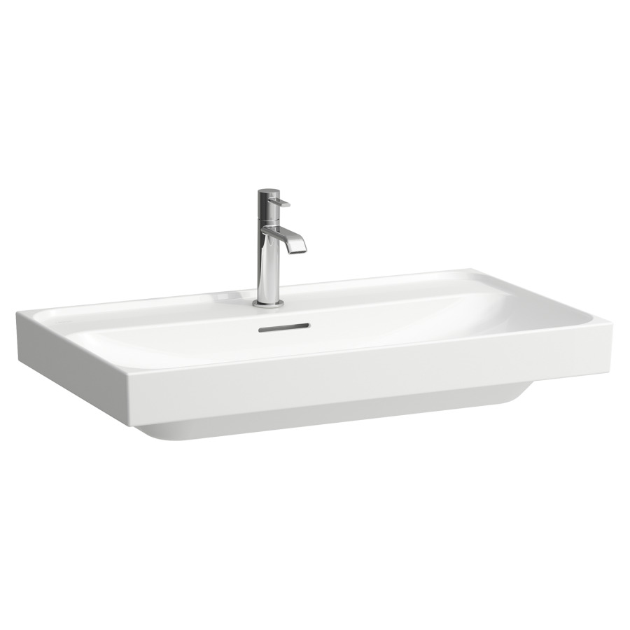 Lavabo MEDA
80 x 46 cm, céramique
avec trop-plein