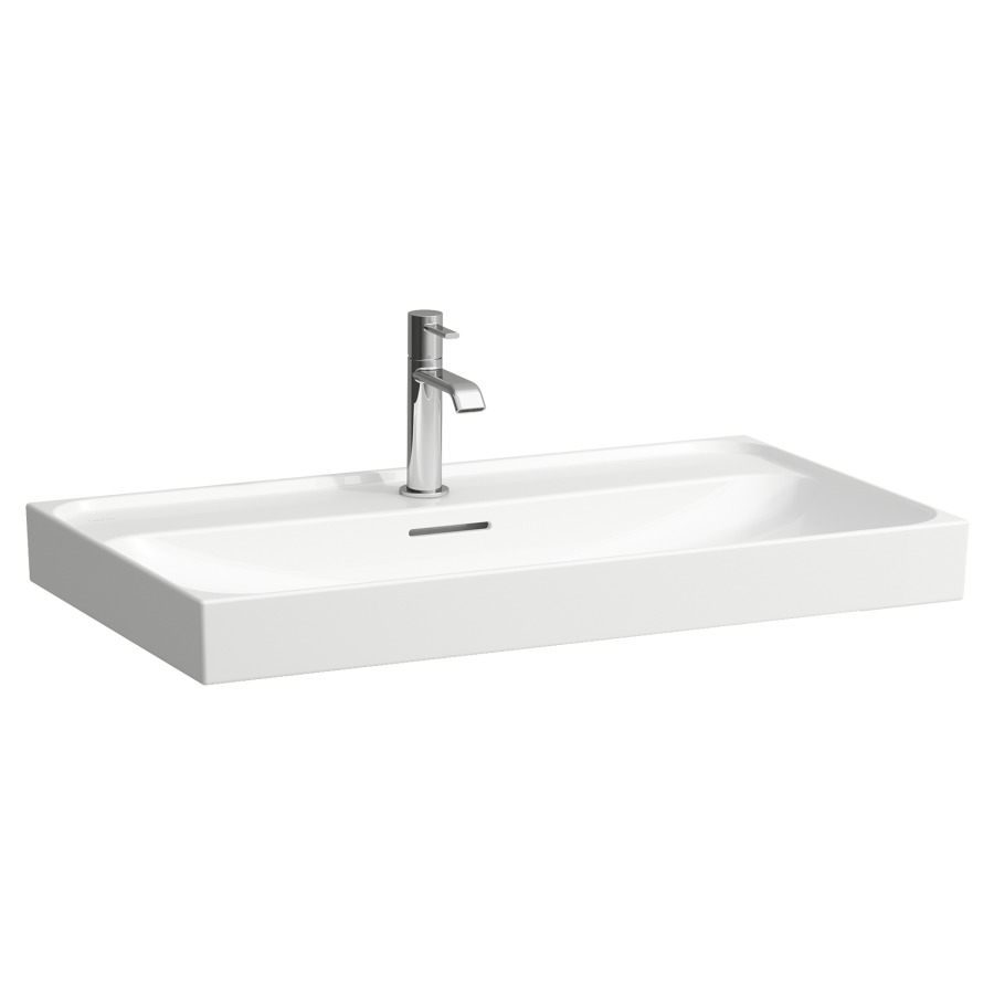 Lavabo à poser MEDA
80 x 46 cm, céramique
avec trop-plein