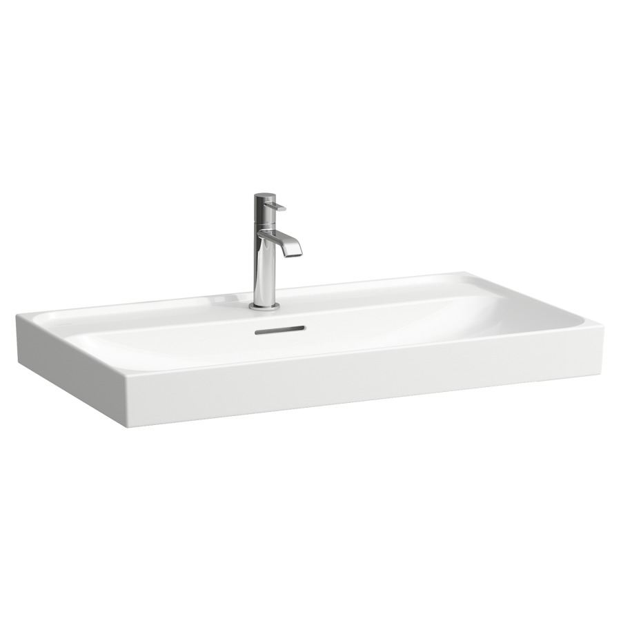 Lavabo à poser MEDA
80 x 46 cm, céramique
avec trop-plein