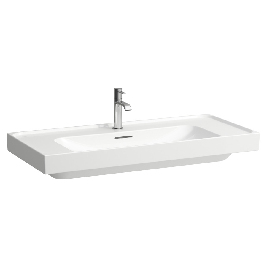 Lavabo MEDA
100 x 46 cm, céramique
avec trop-plein