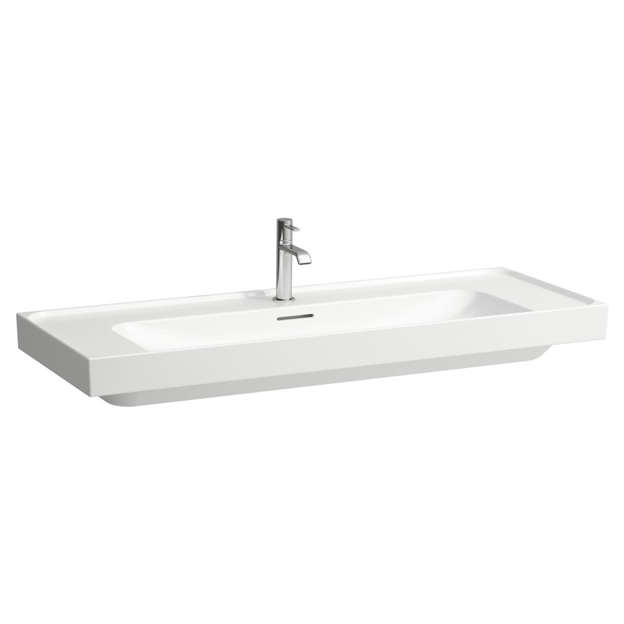 Lavabo MEDA
120 x 46 cm, céramique
avec trop-plein