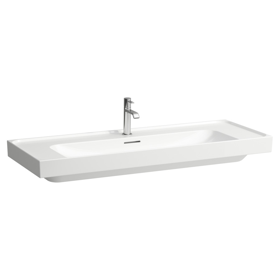 Lavabo MEDA
120 x 46 cm, céramique
avec trop-plein