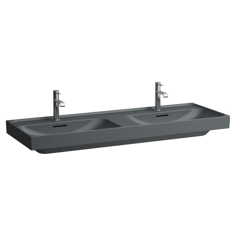 Lavabo double MEDA
130 x 46 cm, céramique
avec trop-plein