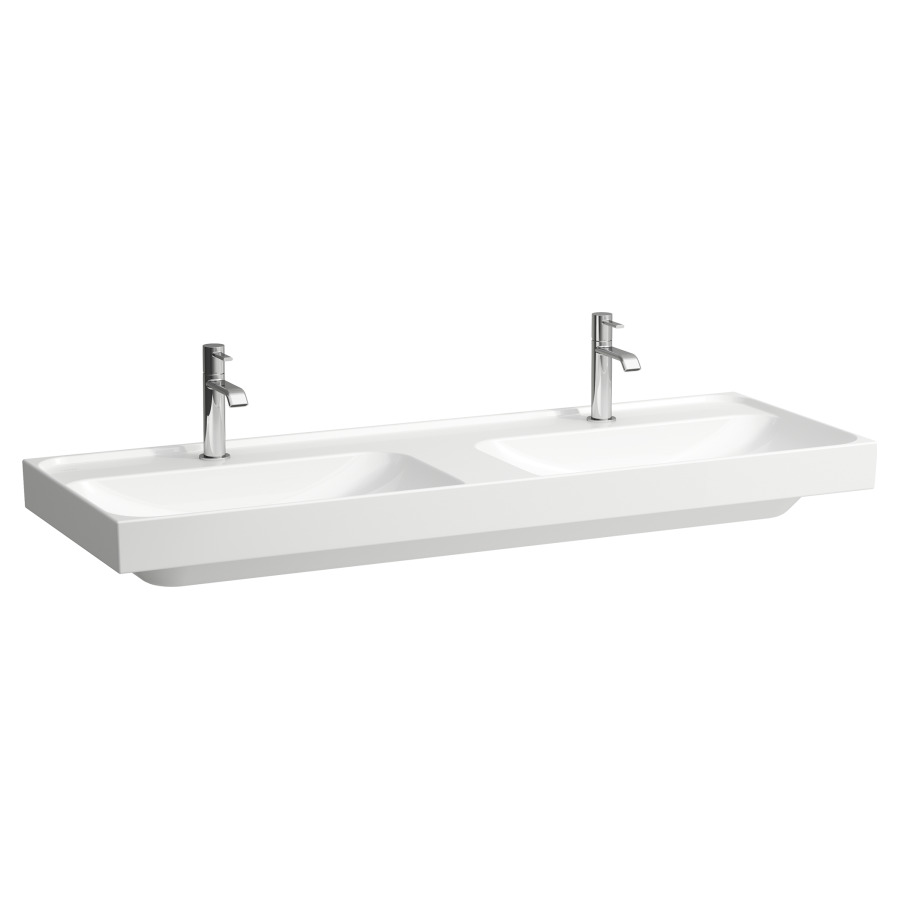 Lavabo double MEDA
130 x 46 cm, céramique
sans trop-plein