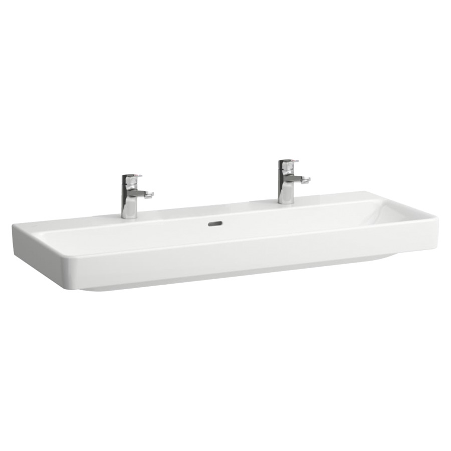 Lavabo PRO S
120 x 46 cm, céramique
pour meuble suspendu, avec
trop-plein