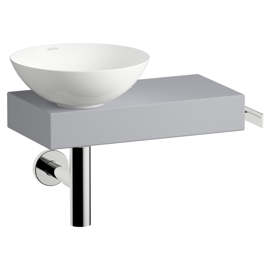 Combinaison lavabo PICCOLO NOVO
55,5 x 40 x 32 cm
lavabo rond à gauche, acier
vitrifié, sans trop-plein
porte-serviettes sur le côté
inox poli, vidage, siphon
matériel de fixation