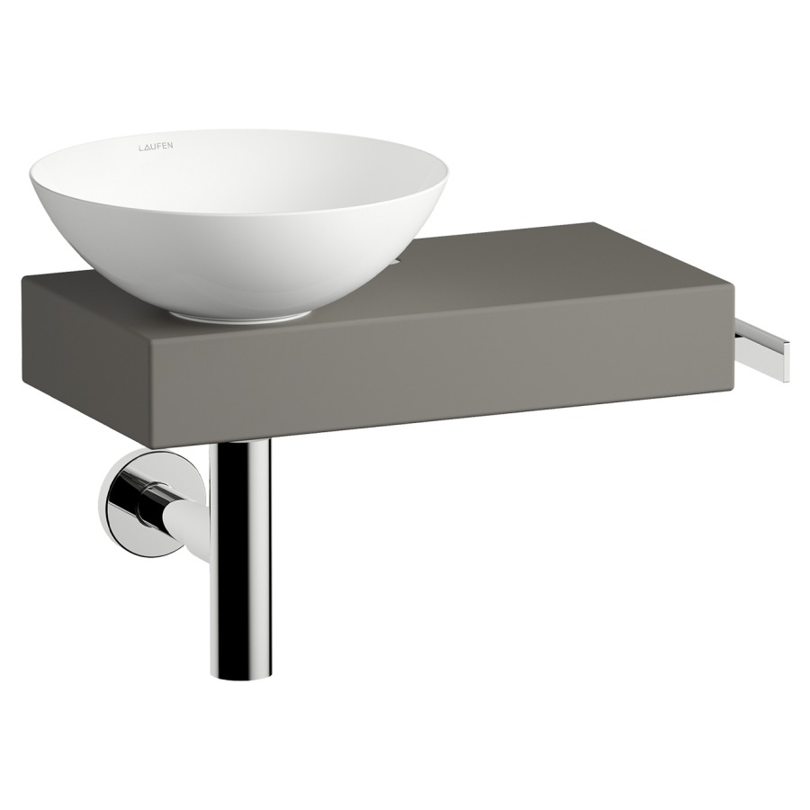 Combinaison lavabo PICCOLO NOVO
55,5 x 40 x 32 cm
lavabo rond à gauche, acier
vitrifié, sans trop-plein
porte-serviettes sur le côté
inox poli, vidage, siphon
matériel de fixation