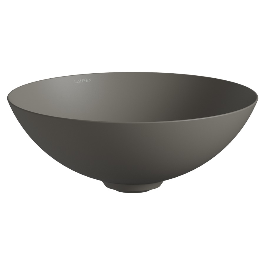 Lavabo coupe Characters
D 36 cm, H 13,7 cm, acier
vitrifié à l'intérieur et à
l'extérieur, sans trop-plein
anneau de socle, vidage
émaillé