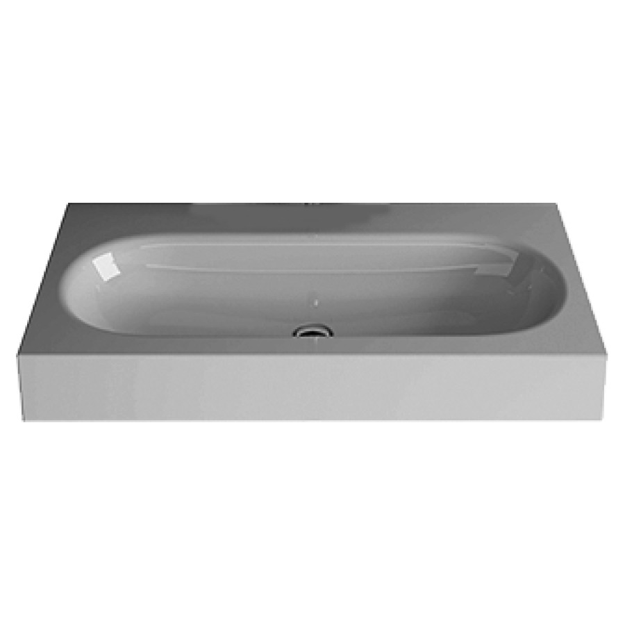 Lavabo DUETT
100 x 45 x 12,5 cm, acier
pour montage mural
sans trop-plein
matériel de fixation