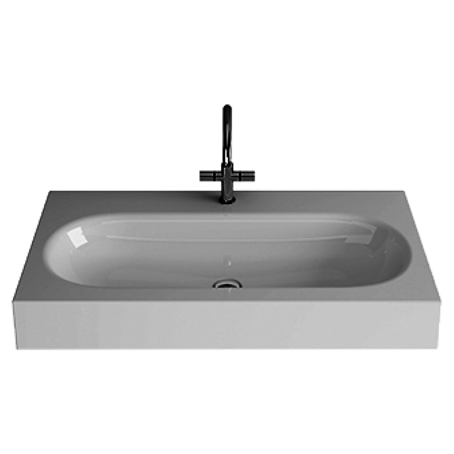 Lavabo DUETT
100 x 50 x 12,5 cm, acier
pour montage mural
sans trop-plein
matériel de fixation