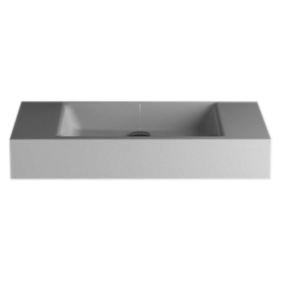 Lavabo STUDIO
80 x 40 x 12,5 cm, acier
pour montage mural
matériel de fixation
sans trop-plein
sans tablette de robinetterie