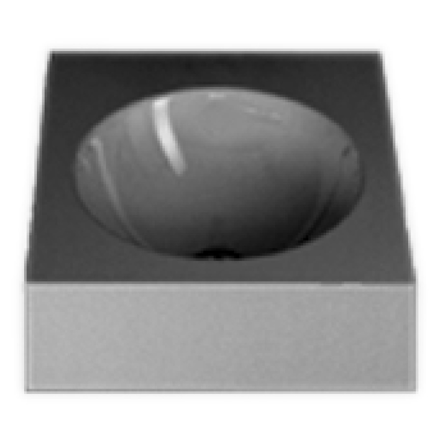 Lavabo ORBIS
45 x 45 x 12,5 cm, acier
pour montage mural
avec trop-plein, avec
garniture de trop-plein chromé
avec matériel de fixation