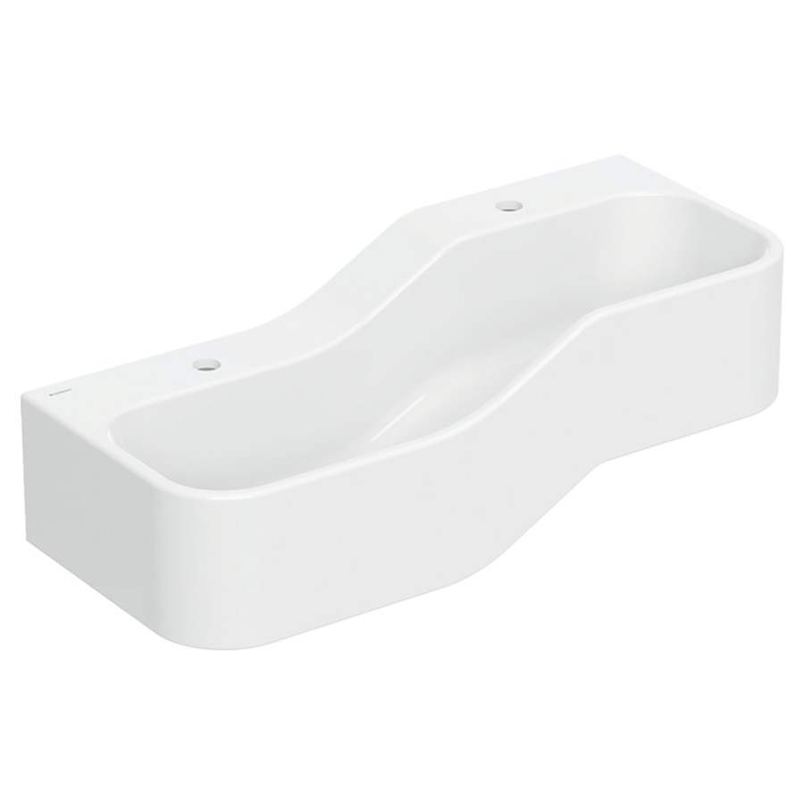 Lavabo BAMBINI
90 x 30 x 39 cm
ensemble pour jouer et se
laver, avec deux
robinetteries, bassin profond
à gauche, sans trop-plein
trou de robinet gauche et
droite