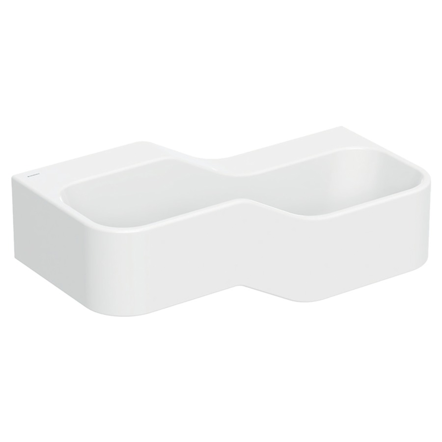 Lavabo BAMBINI
90 x 30 x 39 cm
ensemble pour jouer et se
laver, avec deux
robinetteries, bassin profond
à droite, sans trop-plein
sans trou de robinet