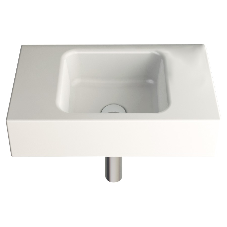 Lave-mains MERO MINI
45 x 30 cm, acier
sans trop-plein