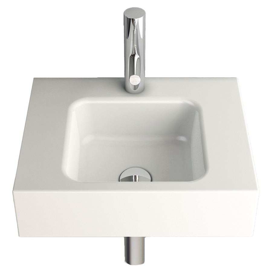 Lave-mains MERO MINI
45 x 35 cm, acier
sans trop-plein