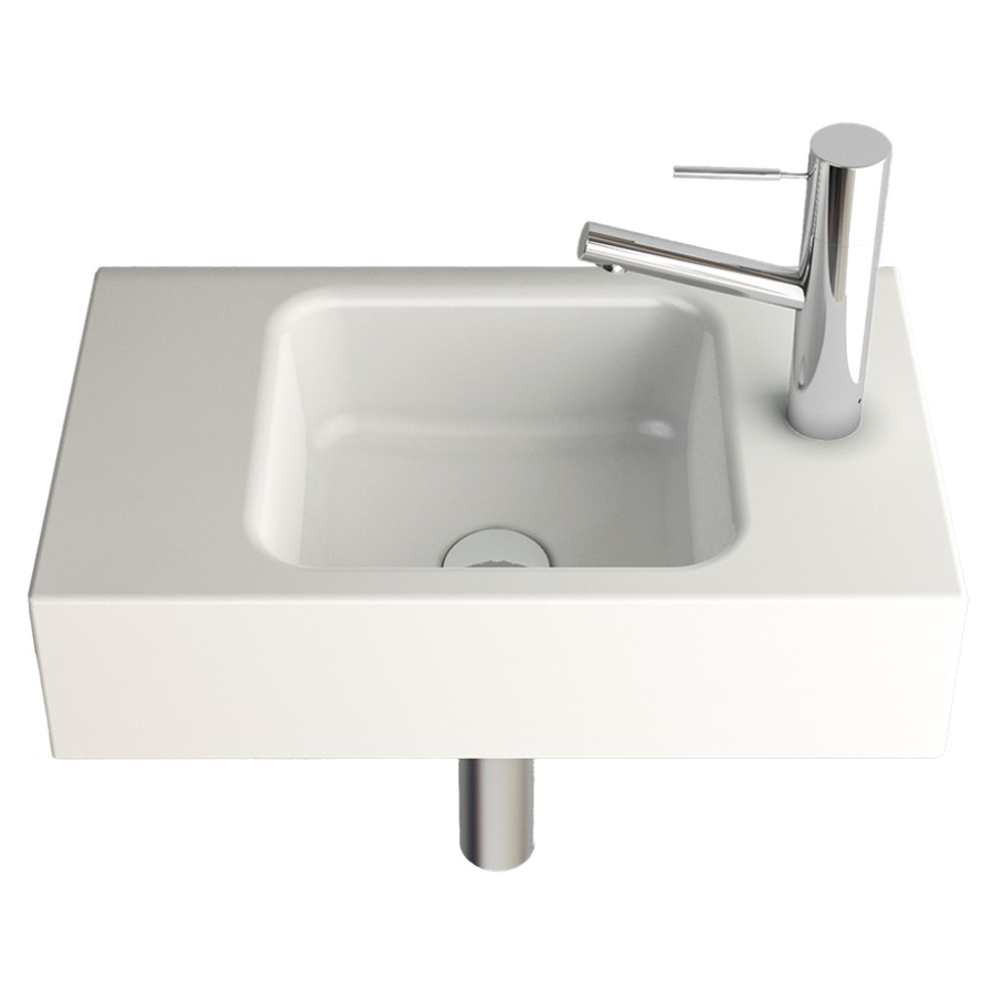 Lave-mains MERO MINI
50 x 30 cm, acier
sans trop-plein