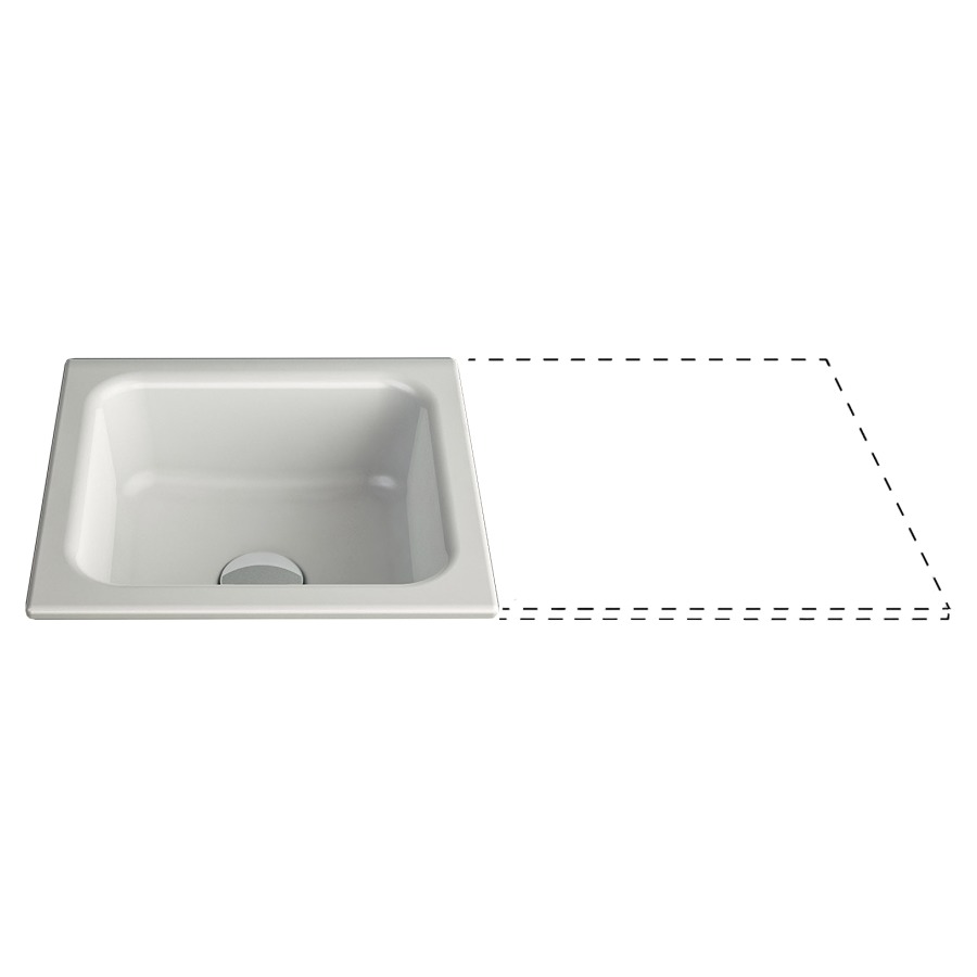 Lavabo à insérer MERO MINI
VARIO
32-80 x 30-55 cm, acier
sans trop-plein, lavabo à
gauche, MESURES EXACTES
SELON PRISE DE MESURE
