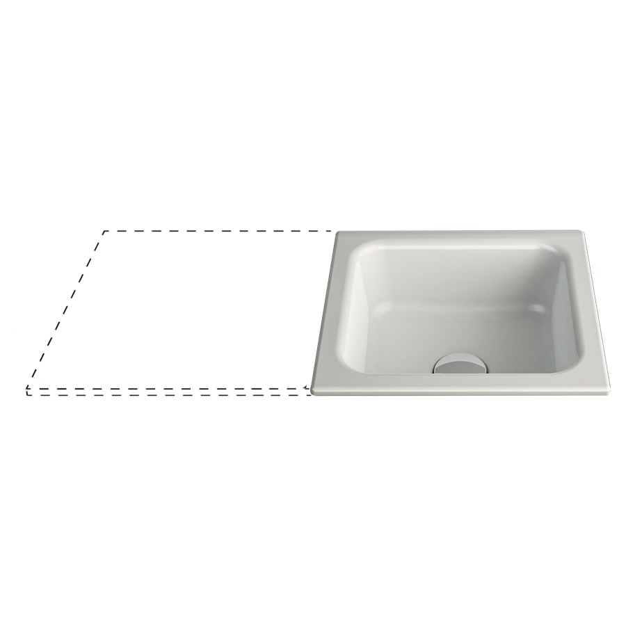 Lavabo à insérer MERO MINI
VARIO
32-80 x 30-55 cm, acier
sans trop-plein, lavabo à
droite, MESURES EXACTES
SELON PRISE DE MESURE